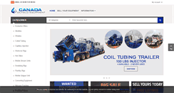 Desktop Screenshot of canadaoilfieldequipment.com