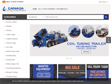 Tablet Screenshot of canadaoilfieldequipment.com